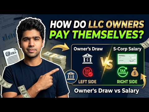 How to Pay Yourself From an LLC (2026) | Owner's Draw vs S-Corp Salary Explained