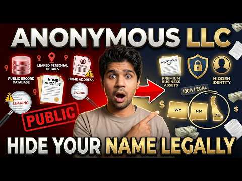 Anonymous LLC Explained: How to Hide Your Name Legally | Wyoming vs New Mexico vs Delaware