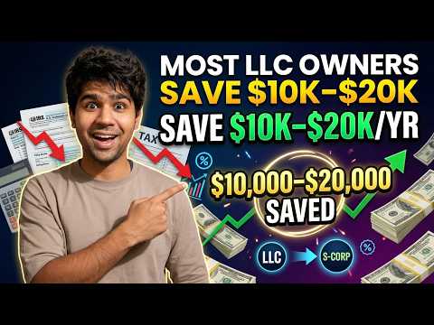 LLC S-Corp Tax Election Explained (2026) | Save $10,000–$20,000+ in Taxes Legally