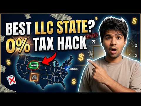 Best LLC for Digital Nomads in 2026 | Wyoming vs Delaware vs New Mexico (0% Tax Strategy)