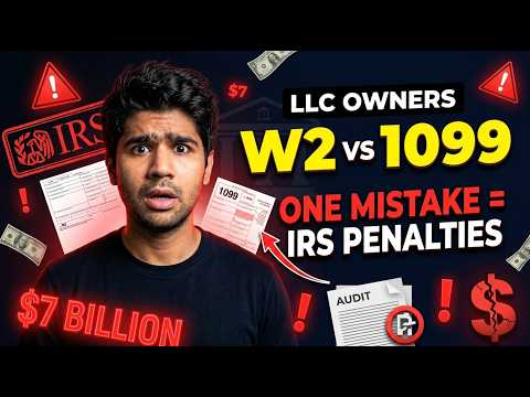 W2 vs 1099: The IRS Mistake That Could Cost Your LLC Thousands